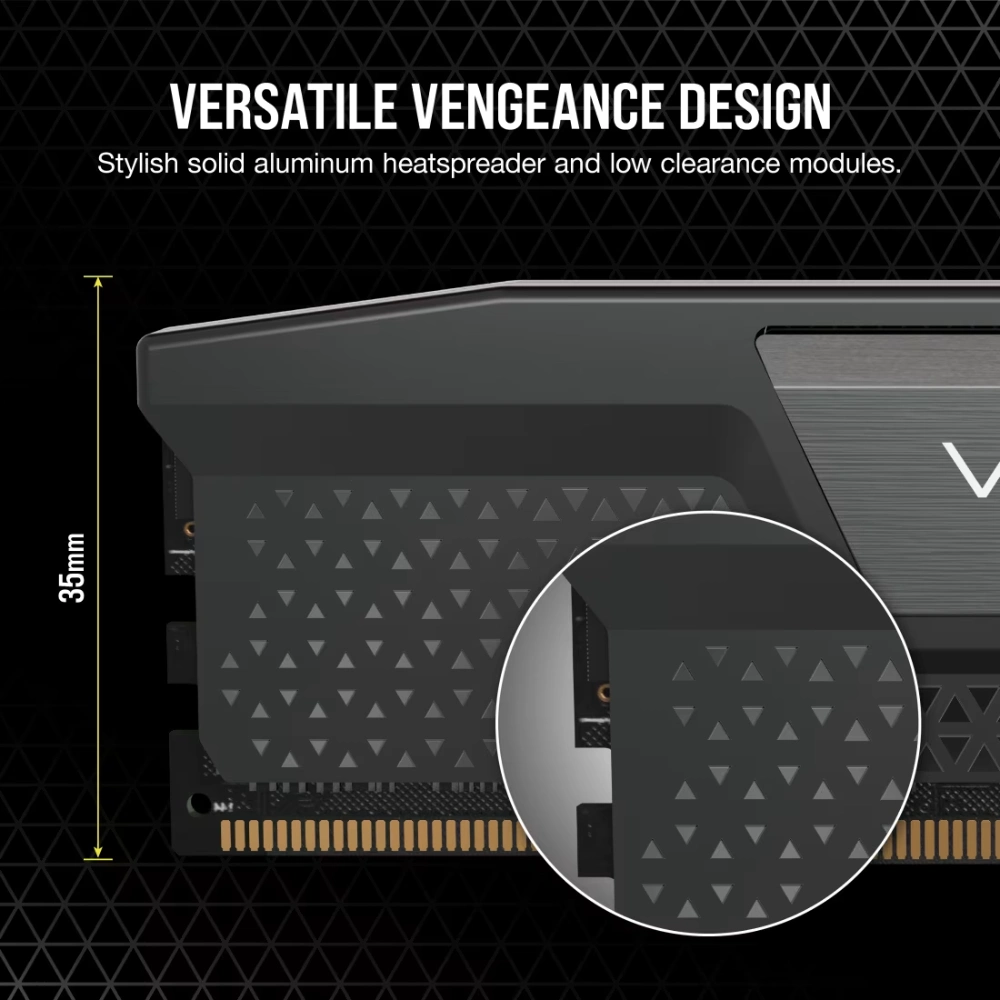 Corsair Desktop Ram 64GB(32x2) DDR5 6000MHz Vengeance view 5